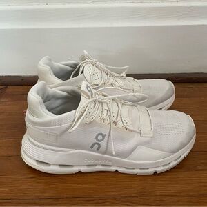 On Cloudnova 2 White Sneakers